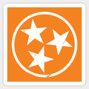 Orange Tennessee Flag Sticker